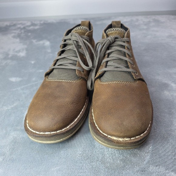 Merrell Bask Sol Mid Chukka Boot Leather Full Grain Sneaker Shoe Size 9.5 - Picture 2 of 8